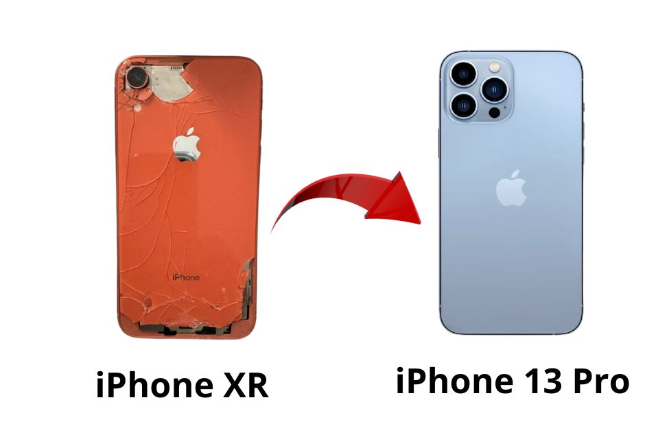 Độ vỏ iPhone XR lên iPhone 13 Pro