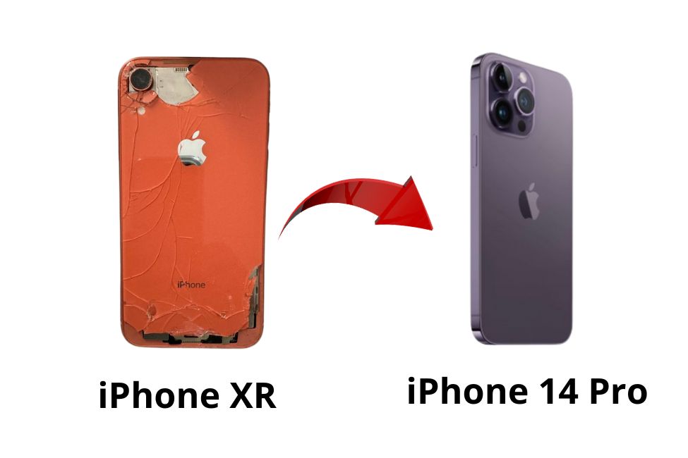 Độ vỏ iPhone XR lên iPhone 14 Pro