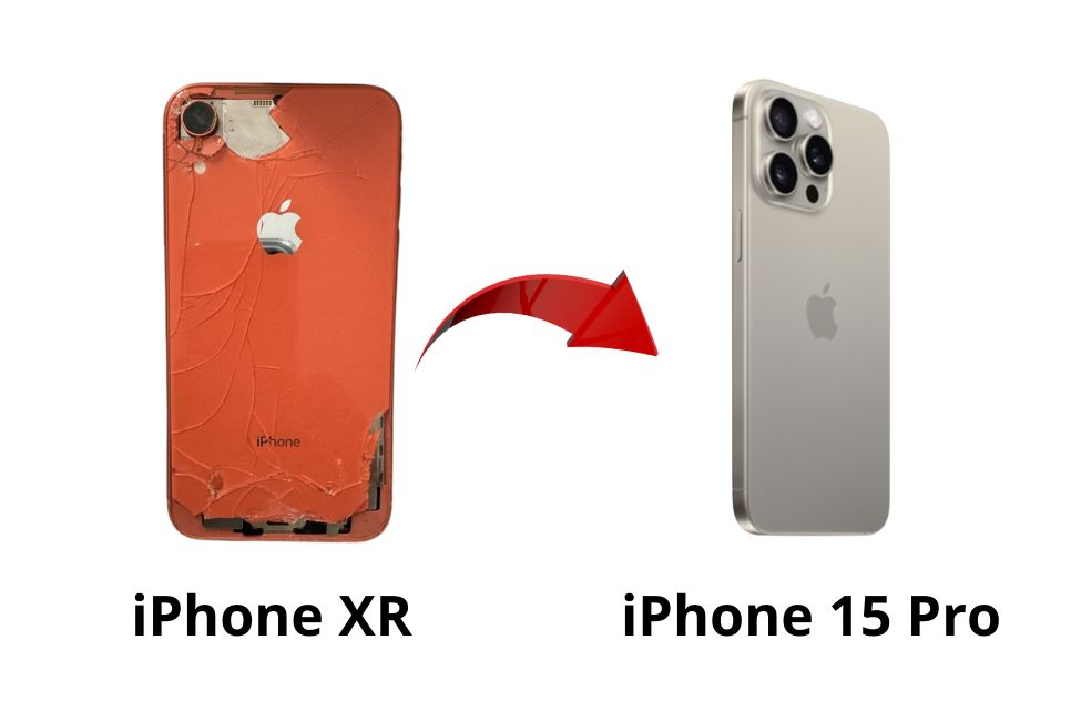 Độ vỏ iPhone XR lên iPhone 15 Pro